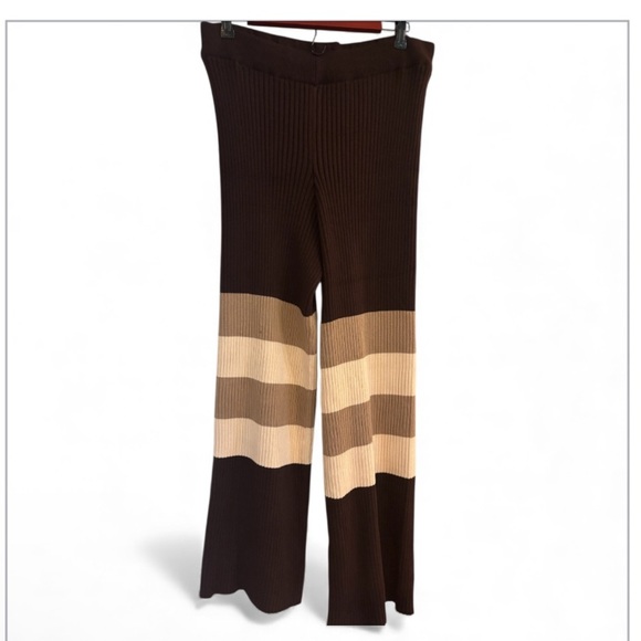 Free People Beach KamiRibbed Sweater Pants NWOT - Picture 4 of 6